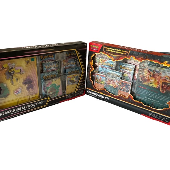Pokemon Charizard EX Special Collection Box and Iono’s Bellibot EX Premium - Picture 1 of 4